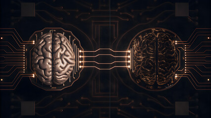 Futuristic brain interface technology network science