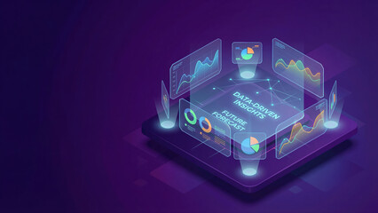 Holographic Data Driven Insights and Future Forecast Display