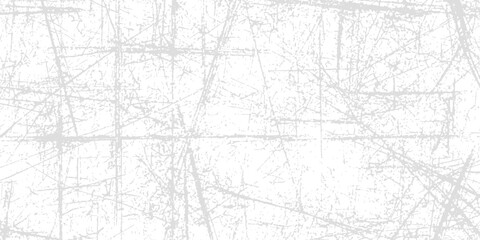 Obraz premium Distressed light grey scratch texture on a white background creating a subtle grunge effect