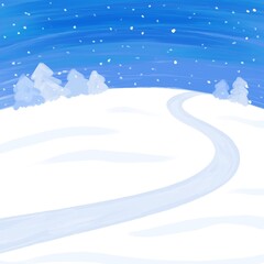 Winter illustration 