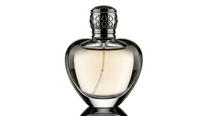 Luxury perfume bottle isolated on transparent background