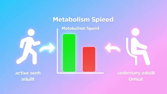 Unveiling the Crucial Link Between Daily Activity Levels and Metabolism Speed, Illustrating Why an Active Lifestyle Significantly Boosts Overall Health Compared to Prolonged Sedentary Habits in Adults
