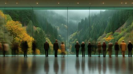 Window to the Misty Valley 