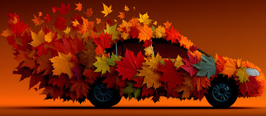  Autumn Leaf Car 