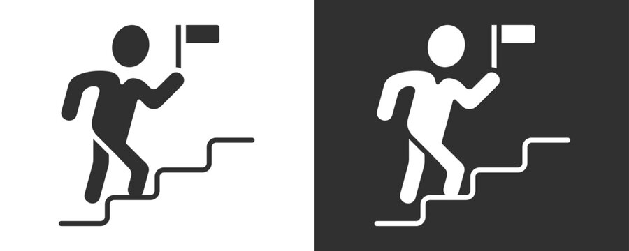 Competency Framework Icon Set Vector Collection Isolated In Black And White