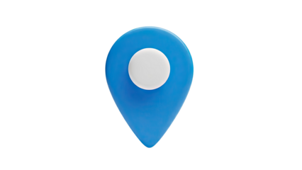 Blue Location Pin Icon