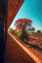 View from train window