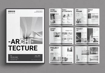Architecture Portfolio Design Layout