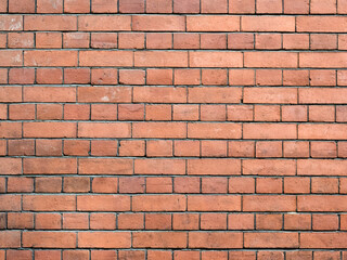 Fototapeta premium Background texture of old red brick wall