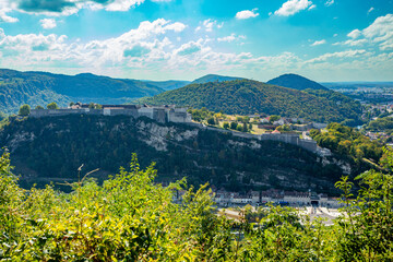 Besancon Citadel, France. Summer view