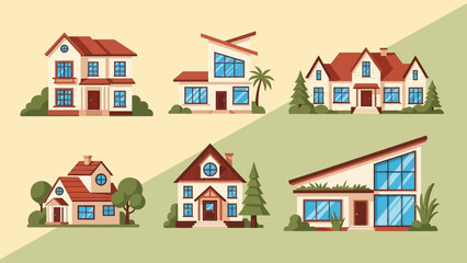 A beautiful collection of autumnal leaves in various colors and shapes, representing the beauty of nature and the changing seasons