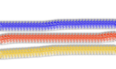 Vibrant Multi-Colored Brushes with Soft Bristles on White Background - Isometric Vector Illustration