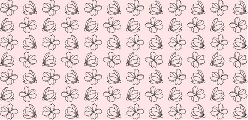 Seamless floral pattern background