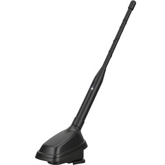 Car antenna, modern design isolated on transparent background