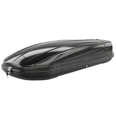 Roof cargo box isolated on transparent background
