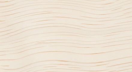 Subtle cream and tan wavy grain texture background - natural wood pattern