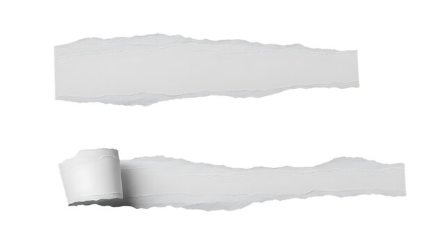 Torn and ripped paper background with empty space and grunge texture