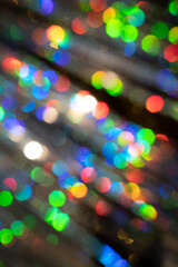 Multicolored rainbow large bokeh effect background