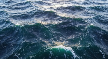 A captivating fine art photo conceptualizes digital ocean with abstract waveforms and color gradients flowing and crashing in a vast body of undulating visual information.