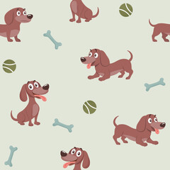 cute dachshund pattern