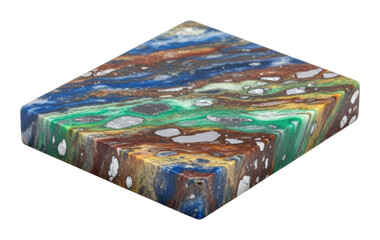 Creating colorful resin pieces home craft project vibrant artistic isolated on transparent background