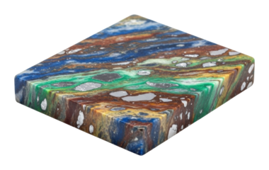 Creating colorful resin pieces home craft project vibrant artistic isolated on transparent background