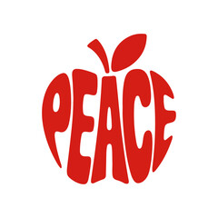 Peace apple 