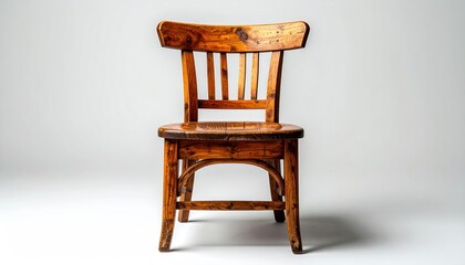 Rustic Wooden Chair - A Timeless Piece of Furniture for Any Home.