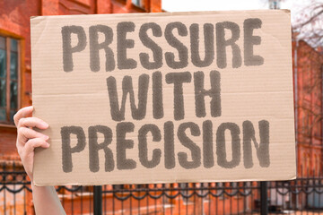 "Pressure With Precision" Narrow hits limit fallout. PRESSURE.WITH.PRECISION.FALLOUT.