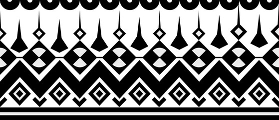 black and white seamless pattern