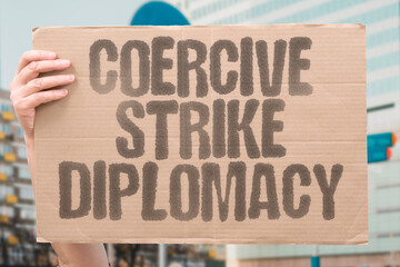 "Coercive Strike Diplomacy" Hard cues replace soft notes. COERCIVE.STRIKE.DIPLOMACY.CUES.
