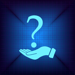 Vector illustration on a blue background