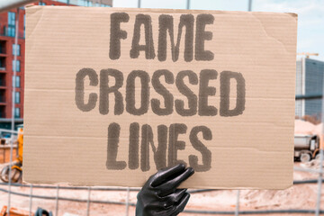 "Fame Crossed Lines" Public figures accused of personal misconduct. CELEBRITY.ALLEGATION.MISCONDUCT.PUBLIC.REPORT.