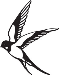 bird vintage hand drawing