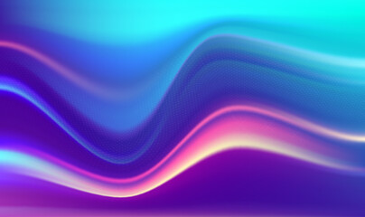 Blue gradiant wave background