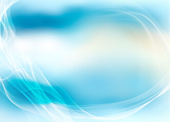 Blue abstract vector background 