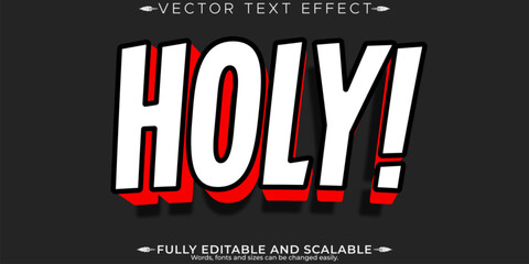 Killer horror text effect, editable halloween and horror text style