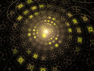 Imaginatory fractal abstract background Image