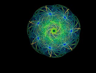 Imaginatory fractal abstract background Image