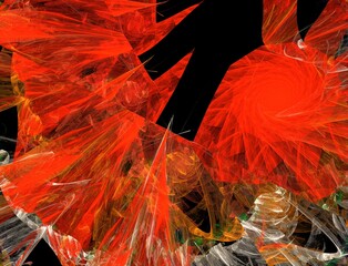 Imaginatory fractal abstract background Image