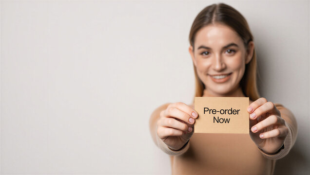 Pre Order Now Promotion Card
