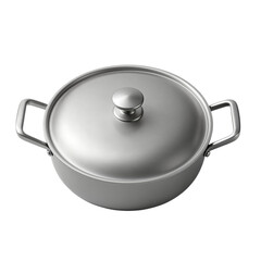 Stainless Steel Pot with Lid and Handles