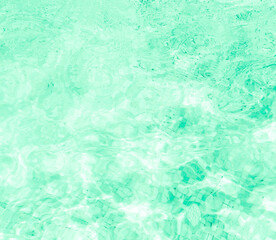 Obraz premium Flowing water in mint green 