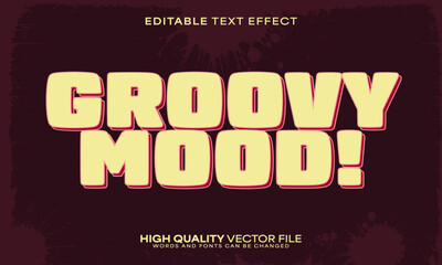 Retro classic text effect, editable text effect and vintage 3d font style bold shadow oldschool poster design