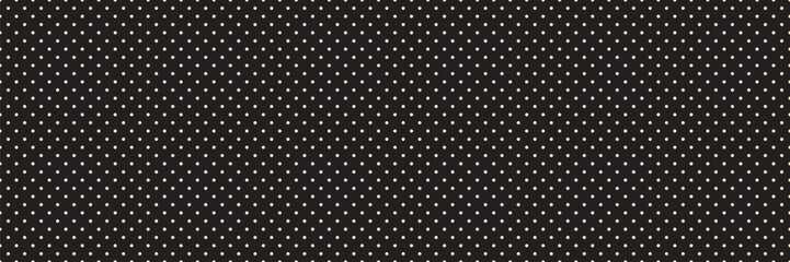 Golden polka dot pattern on black background with white stripes and chevron lines, ideal for birthday party invitations, gift wrap, or modern wedding backdrops