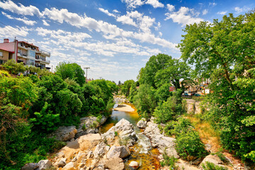 Kosynthos river in Xanthi, Greece