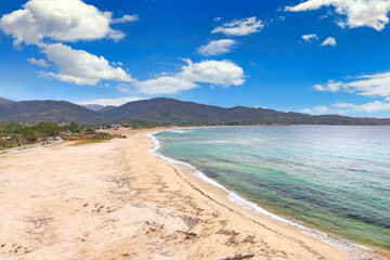 Sykia beach in Chalkidiki, Greece