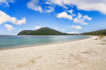 Porto Koufo beach in Chalkidiki, Greece