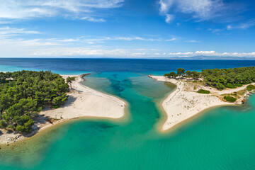 Obraz premium Glarokavos beach in Chalkidiki, Greece