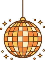 Disco Ball Party Dance Celebration Icon